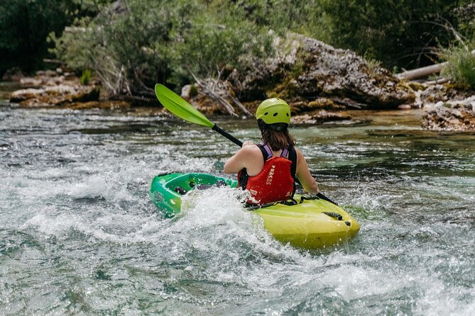 Best Guided Kayaking Tour in Soča Valley With Photos - The follow-you van and dry-clothes landing at the finish