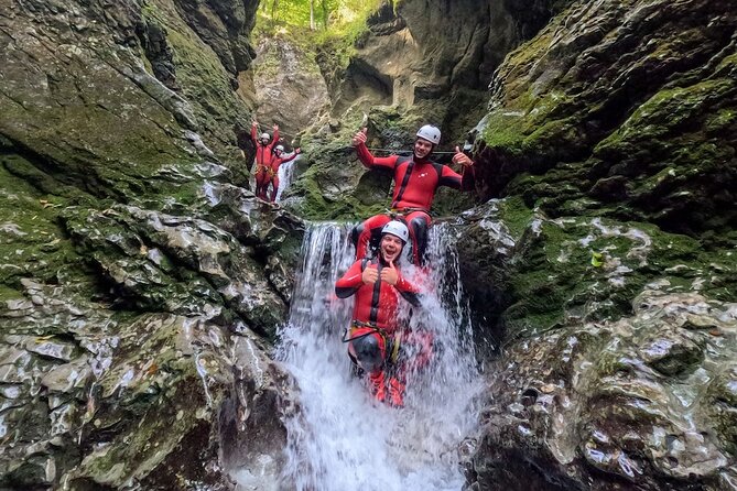 Bled Canyoning Experience - Slap Grmecica: your warm start that gets the body ready
