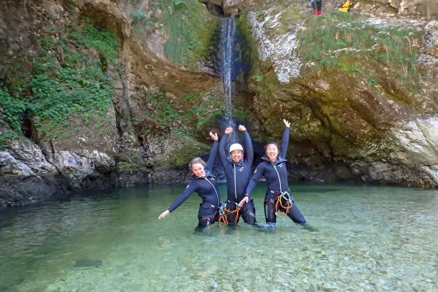 Bled: Guided Canyoning Tour with Transport - Gear and safety briefing: the part that makes the fun possible