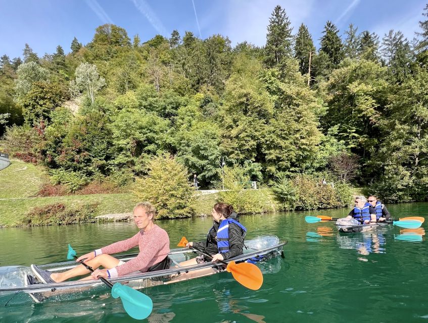 Bled: Guided Kayaking Tour in a Transparent Kayak - Transparent Kayaks on Lake Bled, From Rowing Center Start to the Island Views