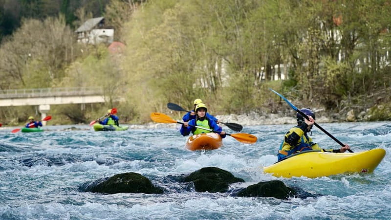 Bled: kayaking trip on the river Sava - Why the Sava River kayaking works for beginners and experienced paddlers