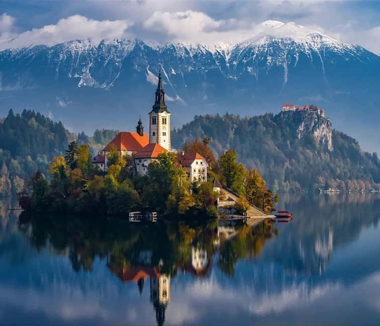 Bled: Lake Bled Guided Walking Tour with Cream Cake - Legends and the island church, with story stops that add meaning