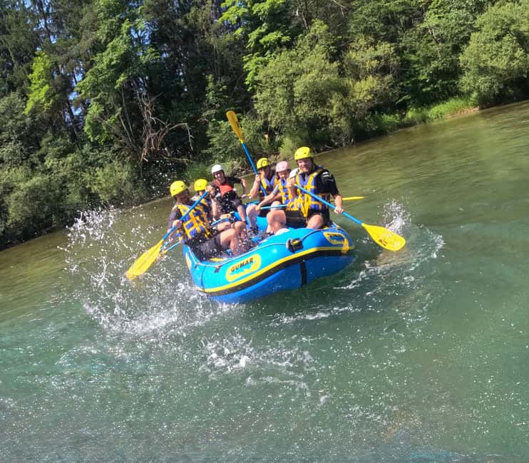 Bled-Rafting on Sava 13km - How the Tinaraft start and van transfer sets your day up