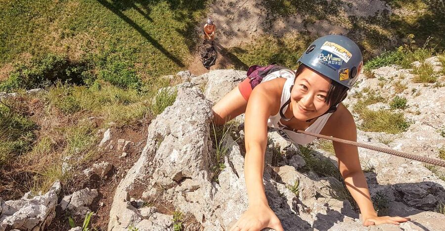 Bled: Rock Climbing Adventure - The quick van ride to the climbing fields