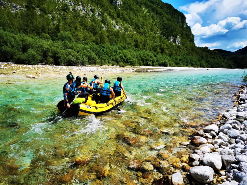 Bovec: Adventure Rafting on Emerald River Soča + FREE photos - The short van ride to the entry point, and why it matters