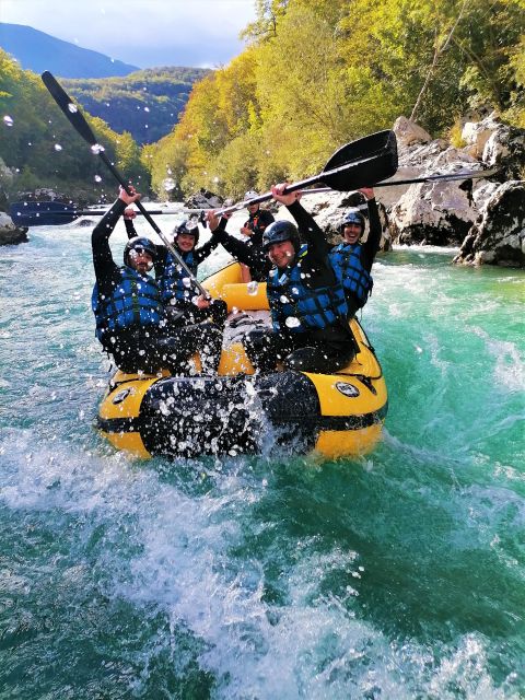 Bovec: Adventure Rafting on Emerald River Soča + FREE photos - Swimming, sliding, and optional big moments on the river