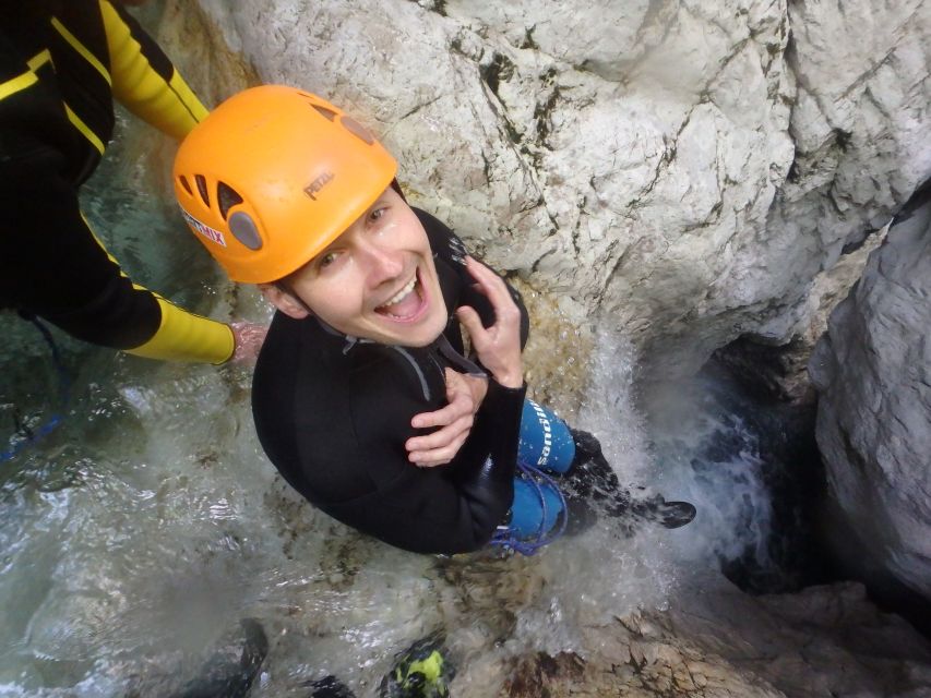 Bovec: Exciting Canyoning Tour in Sušec Canyon - Inside Sušec Gorge: slides, jumps, and emerald pools with guided pacing