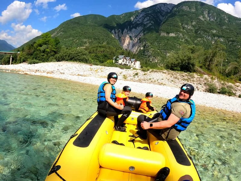 Bovec: Kinder Rafting on Soča River from 4years +FREE photos - Gear, Lockers, Showers, and What to Bring for 10°C Water
