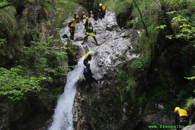 Canyoning in Susec Canyon - Sliding, jumping, and swimming in Susec Canyon’s water routes
