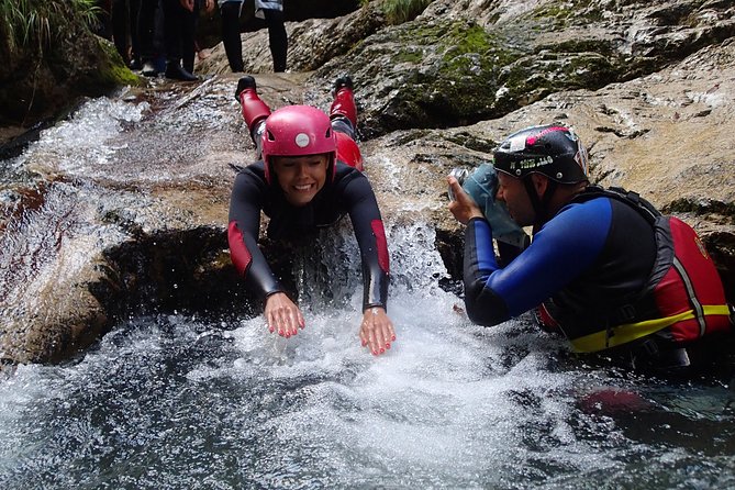CANYONING in Susec from Bovec, Families welcome, photo service - The bus back, dry clothes, and getting your photos in Bovec