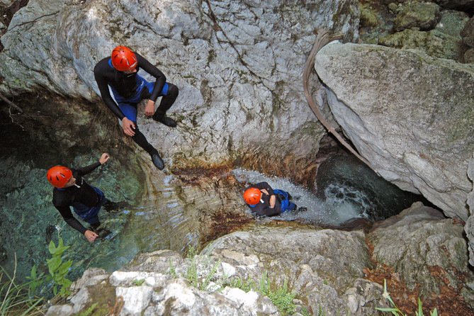 Canyoning in Susec Gorge from Bovec - Where this Sušec Gorge canyon tour fits best for you