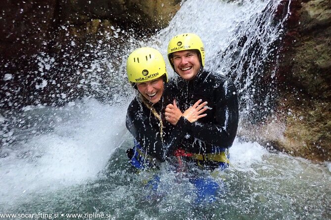 Canyoning Susec with leading local company - since 1989 - Inside Sušec Canyon: jumps, slides, pools, and rope technique
