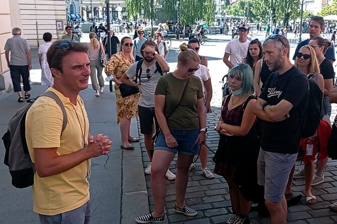 Classic Ljubljana Group Tour - Preseren Square to the France Preseren statue, the easy start