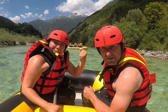 CLASSIC RAFTING on Soča river - On the water: rapids, swims in natural pools, and surprise moments