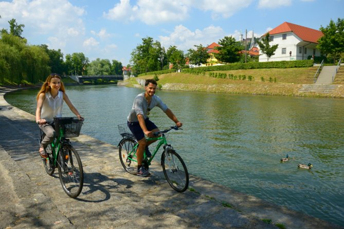 Exploring Ljubljana by Bicycle - Stop 1: Ljubljana Old Town, Seeing the City’s Core from the Saddle