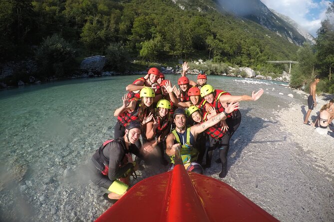 FAMILY RAFTING on Soča river - Getting outfitted: neoprene, helmet, lifejacket, wind-jacket
