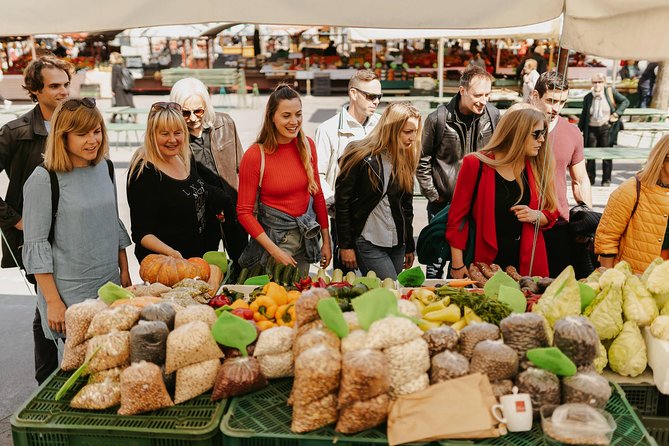 Food & Wine Tour Ljubljana - Local Foodie Adventure in Slovenia - Mestni Trg walking: orientation plus restaurant intel
