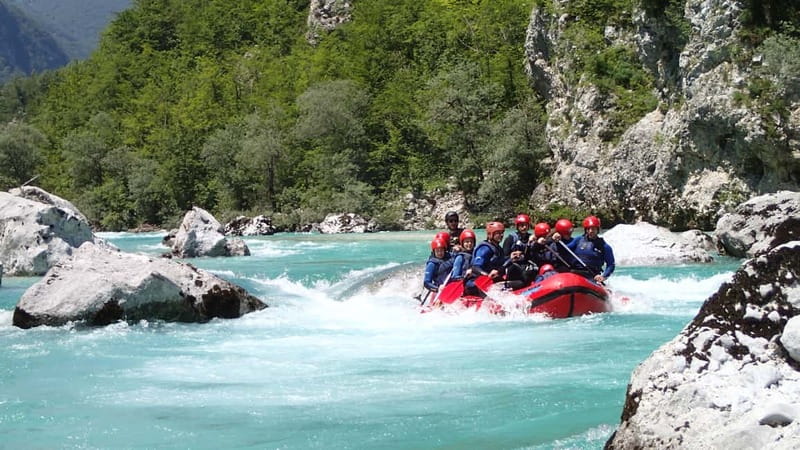 From Bovec: Premium Rafting on Soča River with Photo Service - Your 1.5 hours on the Soča: rapids plus the fun stuff