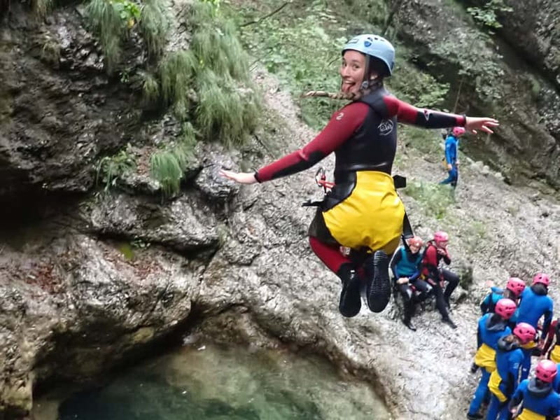 From Bovec: Sušec Stream Canyoning in the Soča Valley - Sušec Stream action: 1.5 to 2.5 hours of rock pools, rapids, and waterfalls