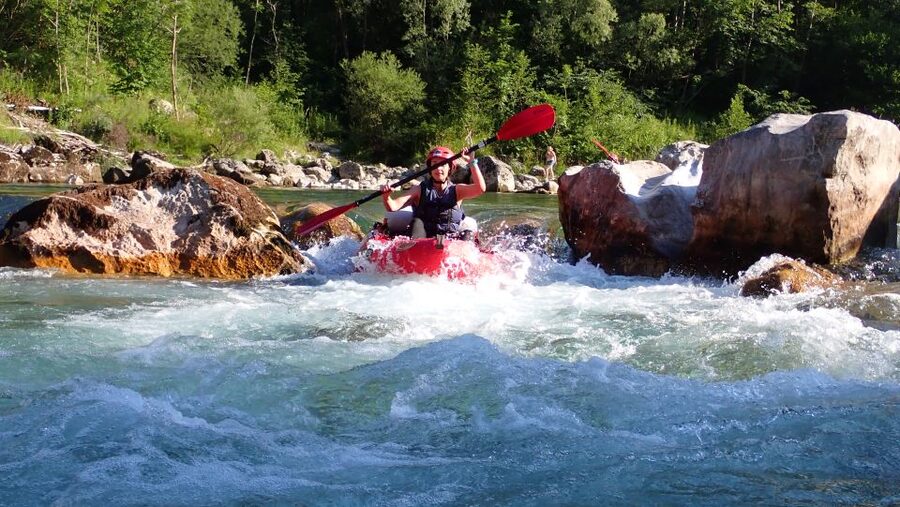 From Bovec: Whitewater kayaking on the Soča River - Getting on the River: Short Drive, Dressed Up, Safety Briefing First