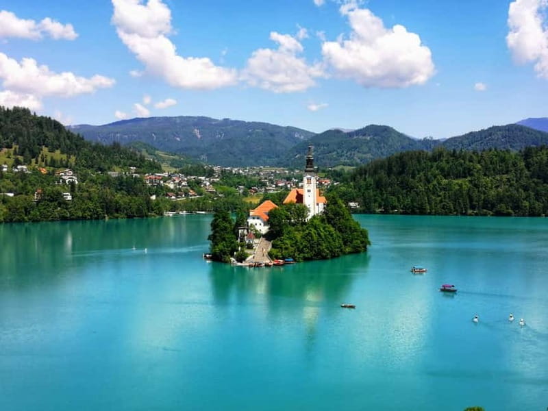 From Ljubljana: Lake Bled, Postojna Cave and Predjama Castle - Lake Bled, where the real time is for your eyes and your legs