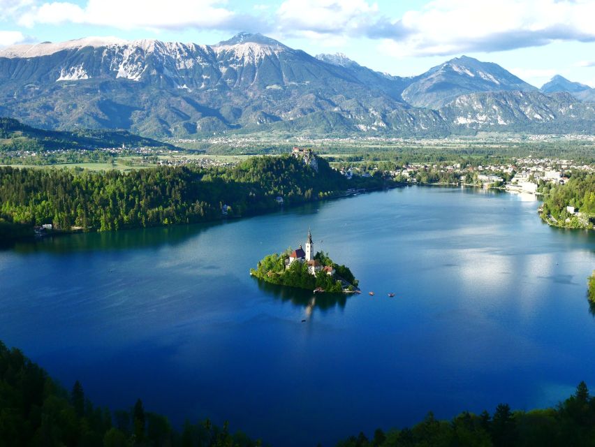 From Zagreb: Postojna Cave, Lake Bled, Ljubljana Day Trip - Lake Bled Castle: Terraces, the Tiny Island, and the Kremšnita Break