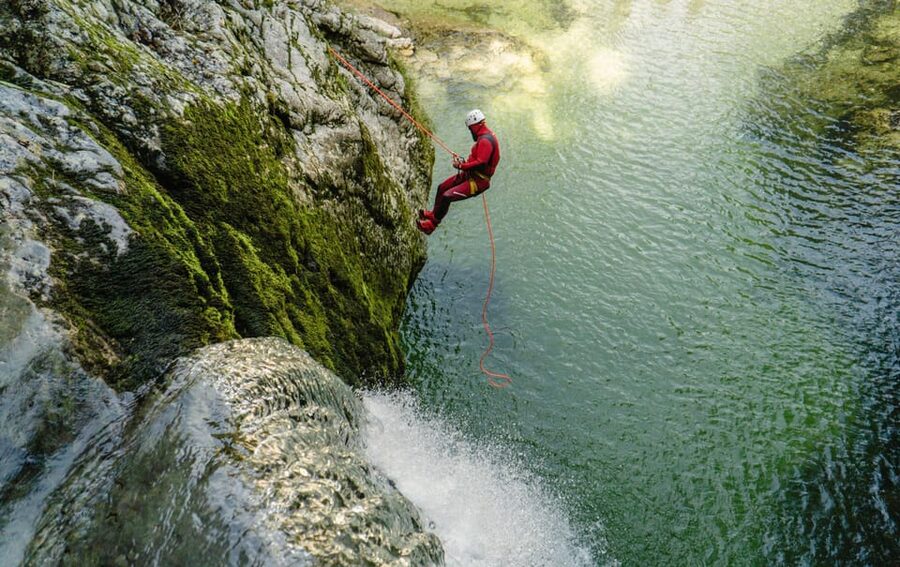 Lake Bled: Canyoning Adventure with Free Footage - Your Canyon Route: Walk Up, Then Swim, Jump, Slide, and Abseil