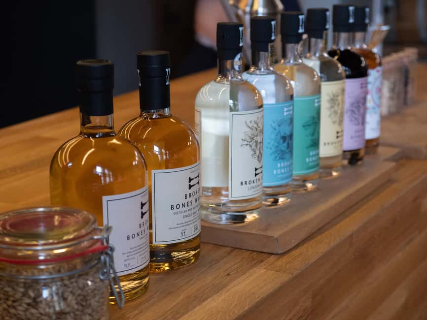 Ljubljana: Broken Bones Distillery Guided Tasting - The Spirits: Gin, Whisky, Vodka, and Wine Brandy in One Session