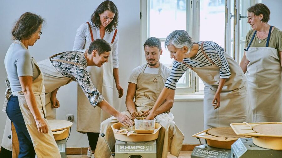 Ljubljana: Open Wheel Pottery Workshop - Meet Eva Peterson Lenassito, and Learn the Pottery Story First
