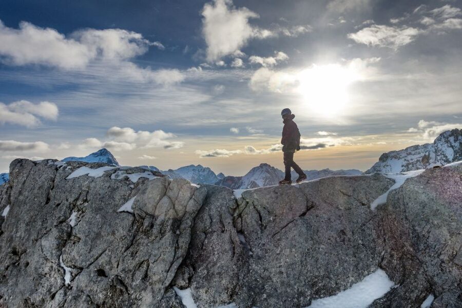 Mount Triglav Winter Climb - Day one ascent toward the highest hut in Slovenia