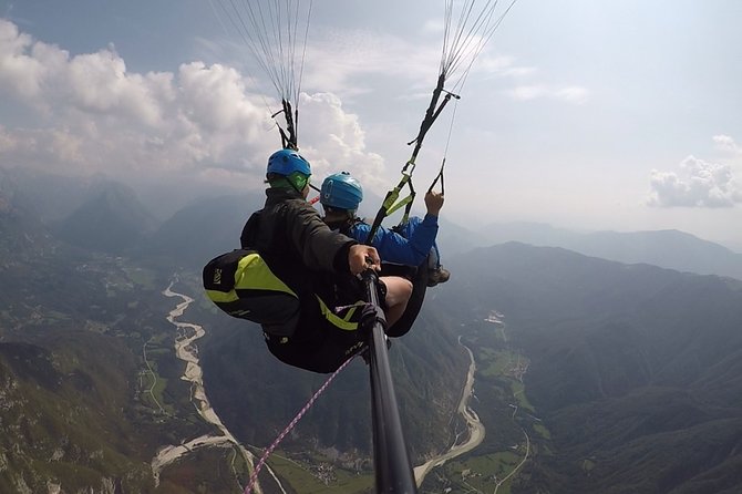 Paragliding Bovec - The route plan: Julian Alps, Mangart, and the Soča Valley