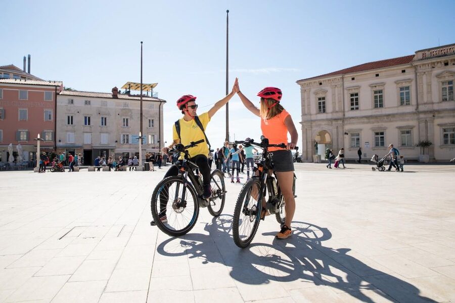 Piran: 5-Course Boutique Food Tour with Electric Bikes - The five-course meal follows the ride, not the other way around