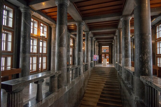 Plečnik's Ljubljana -UNESCO heritage- A walk among architect Plecnik's creations - Stop 5, Križanke Poletno Gledališče, Plečnik’s last big work in Ljubljana