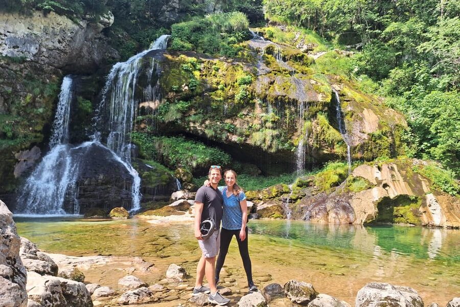 Private E-bike tour Soča valley: The ultimate explorer - Slap Virje and Boka waterfalls: big, different, and photogenic
