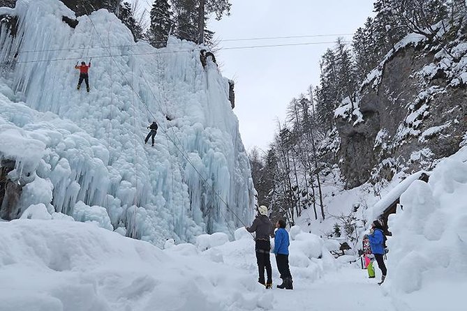 Quick Winter Attraction-ice Climbing In Mlaca Gorge In Mojstrana - Mlaca Gorge Ice Climbing: what you are really signing up for