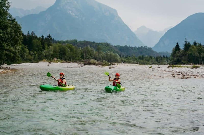 Soča River: Kayaking Adventure for All Levels with Photos - Safety without killing the fun: equipment, open kayaks, and active supervision