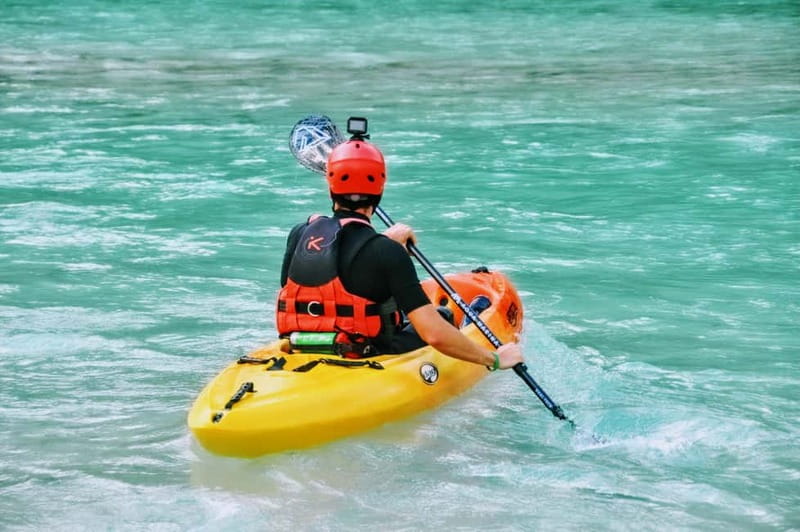 Soča River: Kayaking Adventure for All Levels with Photos - Your 90 minutes on the Soča: easy sections for new paddlers, tougher bits for the brave
