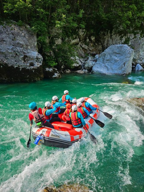 Soca River, Slovenia: Whitewater Rafting - The optional boulder jump: adrenaline for some, a skip for others
