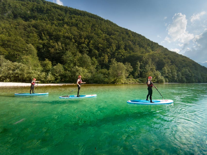 Soča Whitewater Stand-up Paddle Board: Small Group Adventure - The guided 70 minutes downstream: learning to handle the rapids