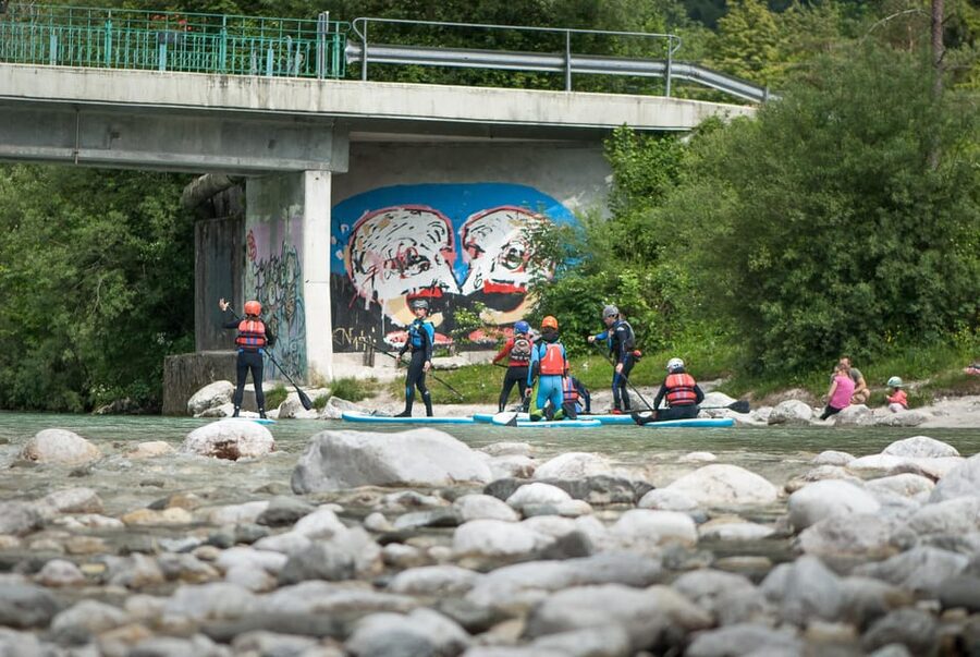 Soča Whitewater Stand-up Paddle Board: Small Group Adventure - Transport back to Bovec and the dressing moment