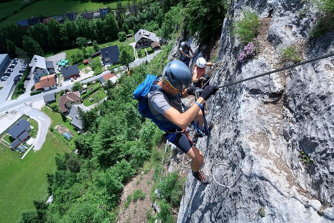 Via Ferrata for Beginners a Step by Step Course in Mojstrana - Pot Mojstranških Veveric (C/D difficulty): stepping up the challenge