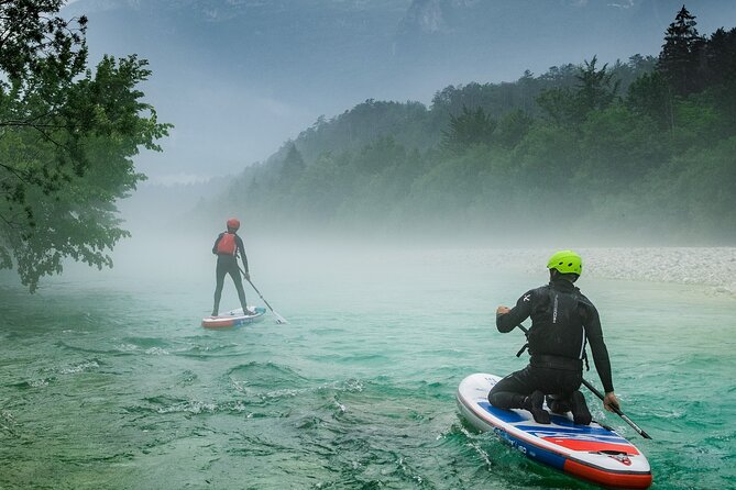 Whitewater Paddle Boarding on Soca River - Running Small Rapids on the Soca: What the Downriver Part Feels Like