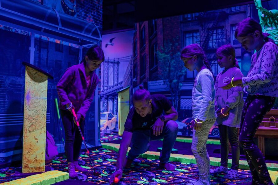 Woop! Glow golf: Ljubljana Btc City - America to the Arab World: city vibes, desert corners, and street scenes