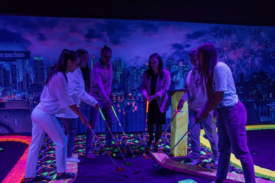 Woop! Glow golf: Ljubljana Btc City - Price and value: is $11 worth it?