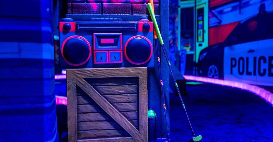 Woop! Glow Golf: Maribor - Woop! Glow Golf in Maribor, a Night Maze Built for Fun