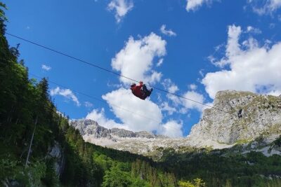 Zipline in Slovenia